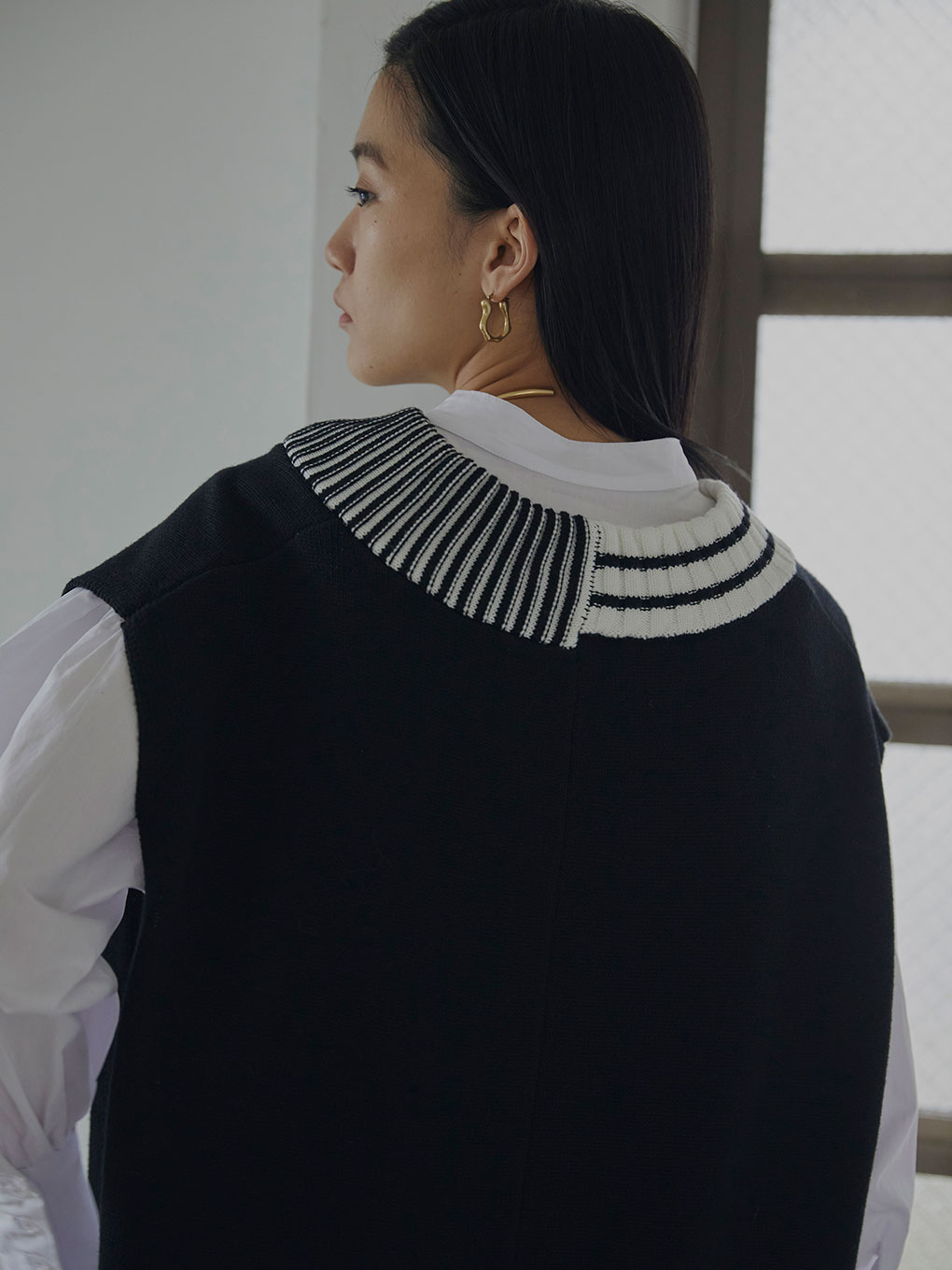 タグ付き AMERI ASYMMETRICAL VEST WITH SHIRT - ベスト