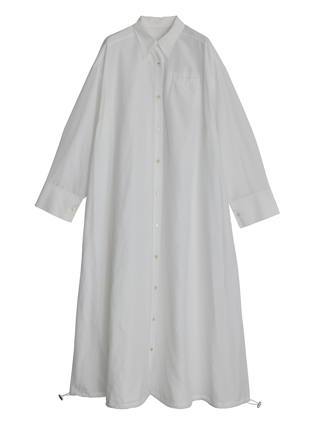 ameri  MANY WAY BALLOON SHIRT DRESS袖丈54cm