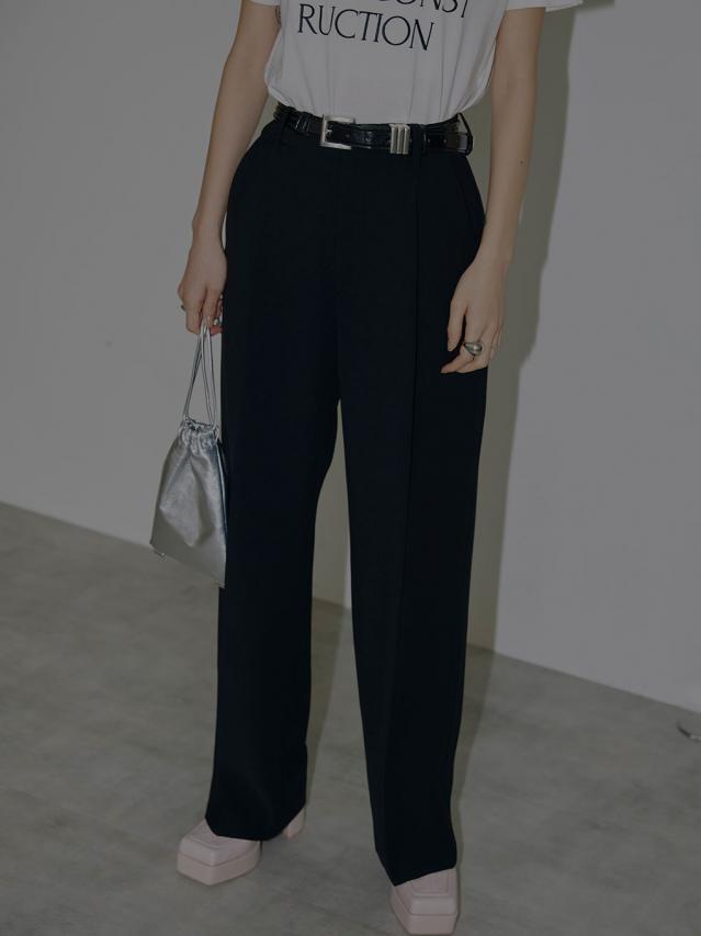 REFINED STRAIGHT PANTS