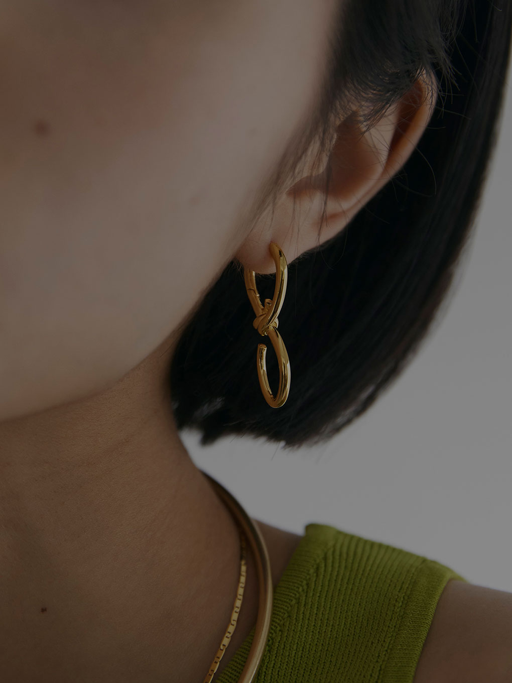 定価2.8万 MARIA BLACK Elna Pierced Earring