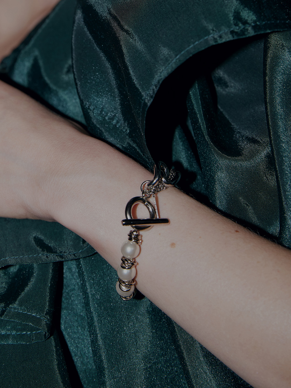 Bijou R.I Chain&Pearl Bracelet