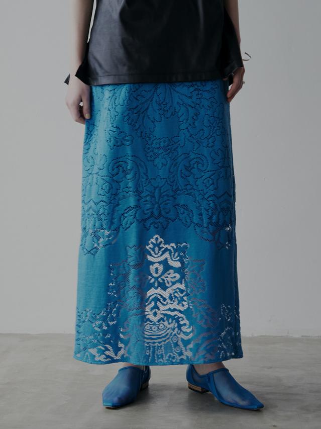 JACQUARD RUSSELL LACE SKIRT