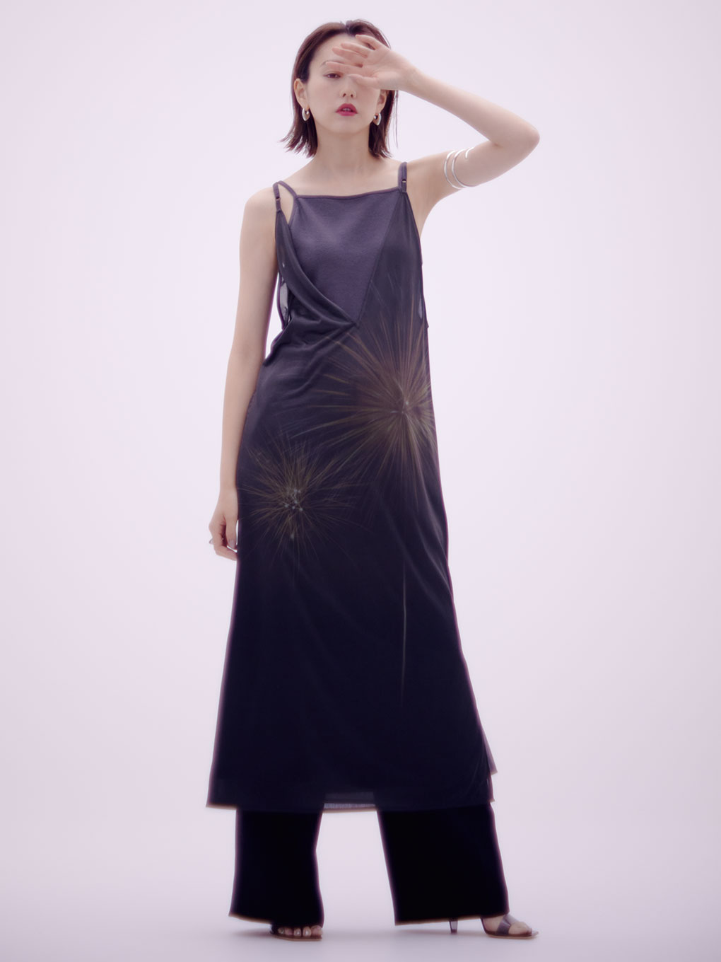 MIREI KIRITANI × AMERI FIREWORK LAYERED DRESS