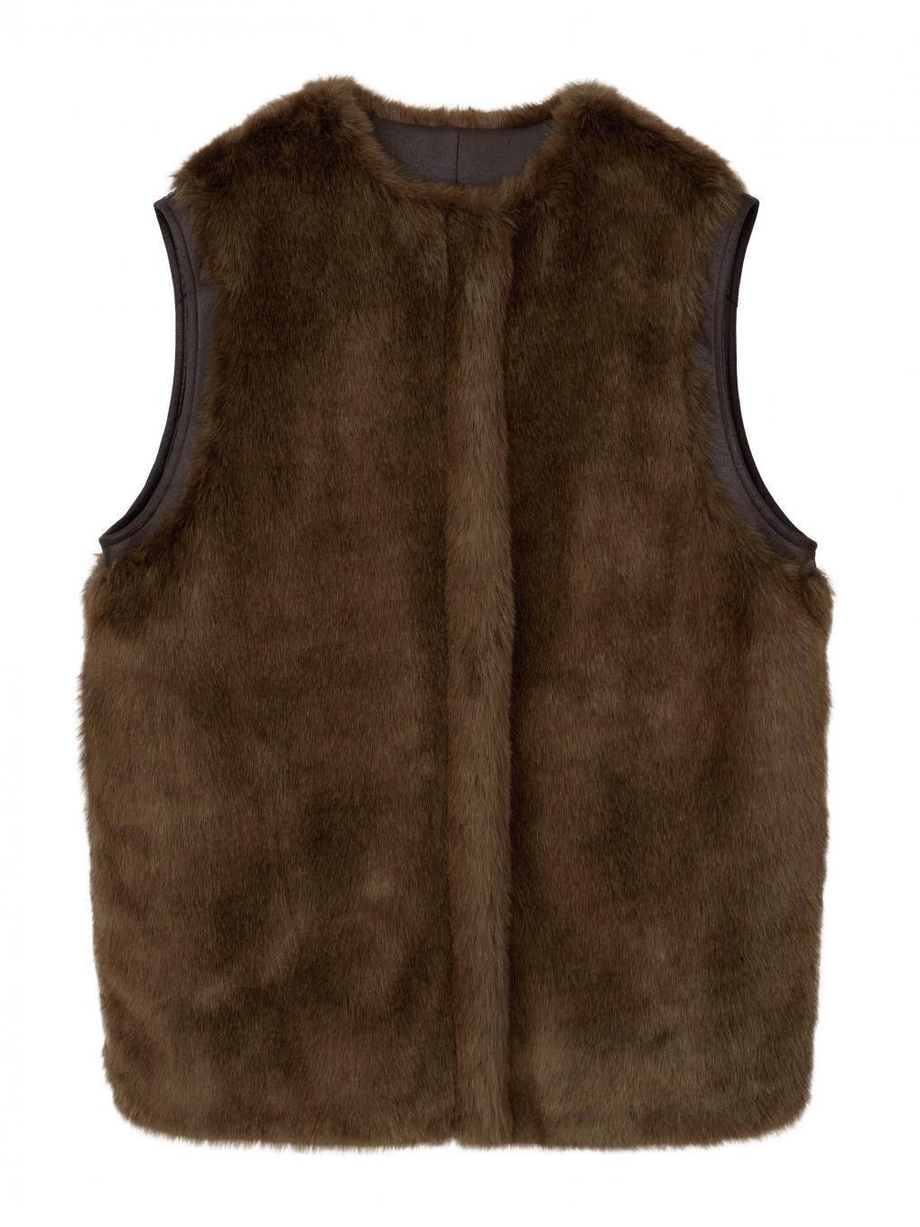 vintage far vest