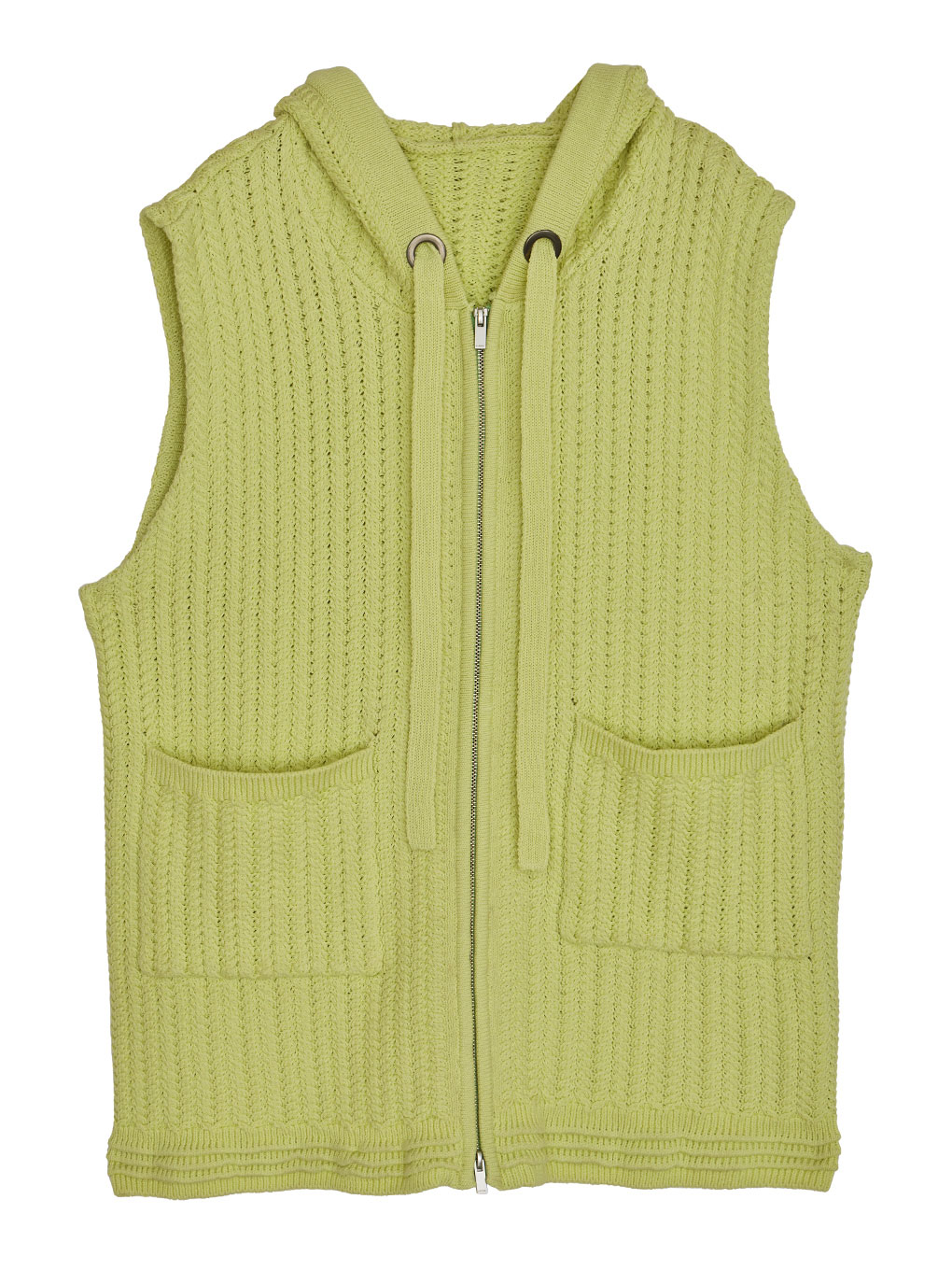 新品未使用 【AMERI】OVERSIZED KNIT HOODY VEST