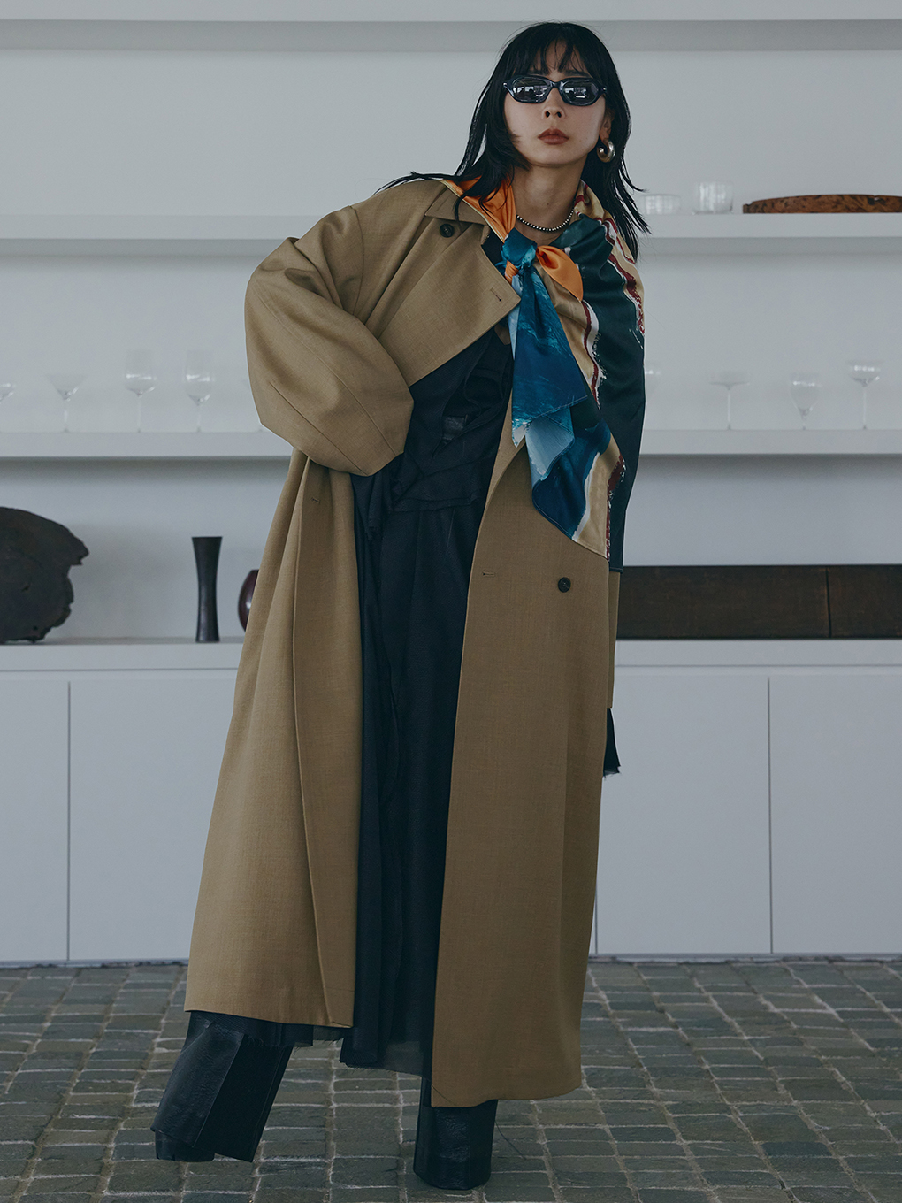 Ameri VINTAGE(アメリ ヴィンテージ)直営通販サイト / MY DEAR REVERSIBLE TRENCH COAT