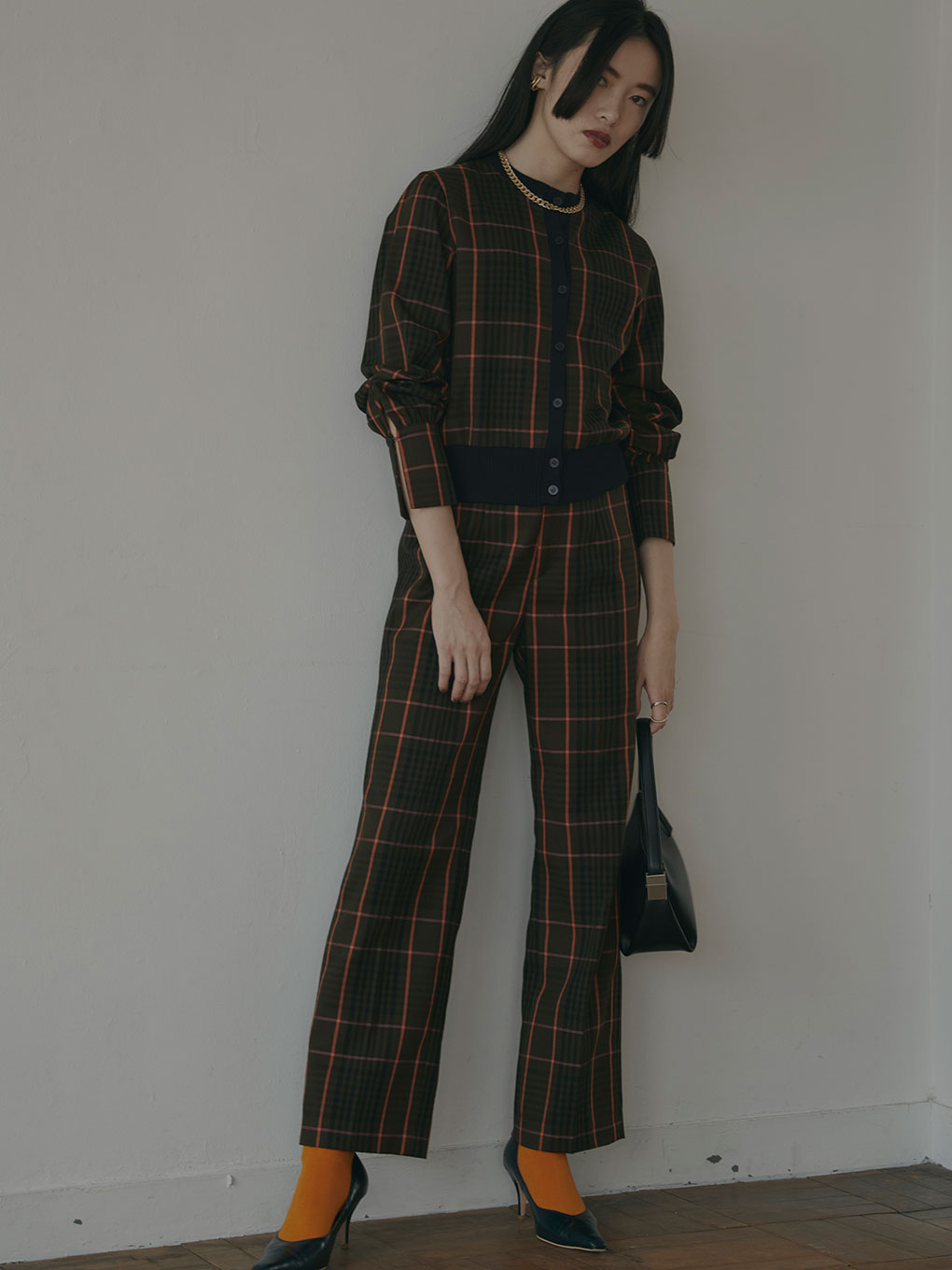 ンテージ Ameri VINTAGE - CHEERFUL CHECK TOP & PANTSの通販 by