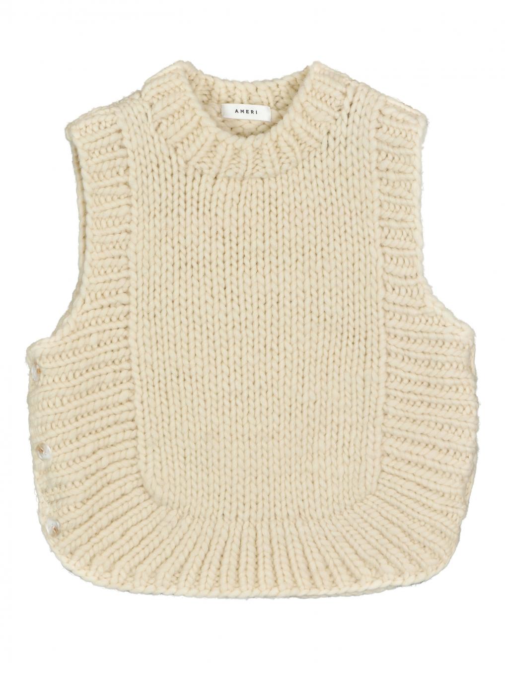 2WAY SHIRRING KNIT VEST アメリヴィンテージ