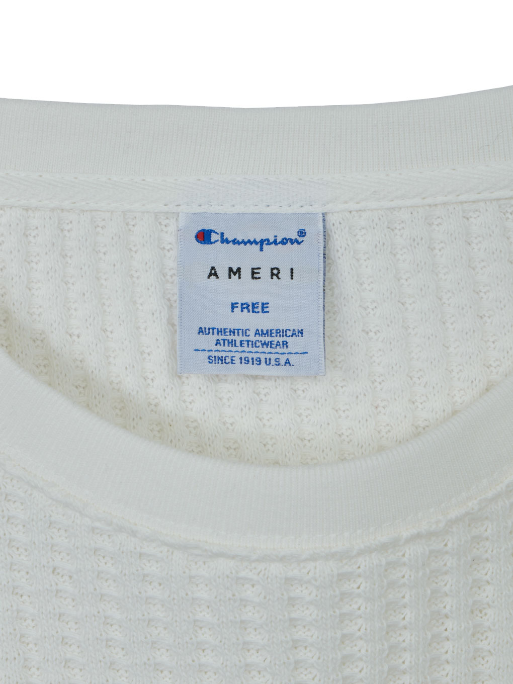 期間限定特価】 Ameri×Champion SHORT WAFFLE TOP asakusa.sub.jp