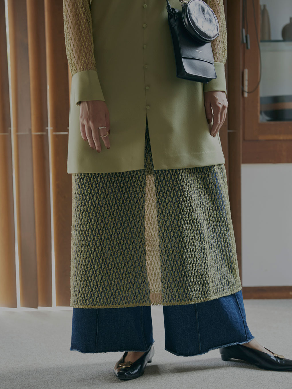 MELON SLEEVE STRAIGHT DRESS ライトグリーン restaurantecomeketo.com