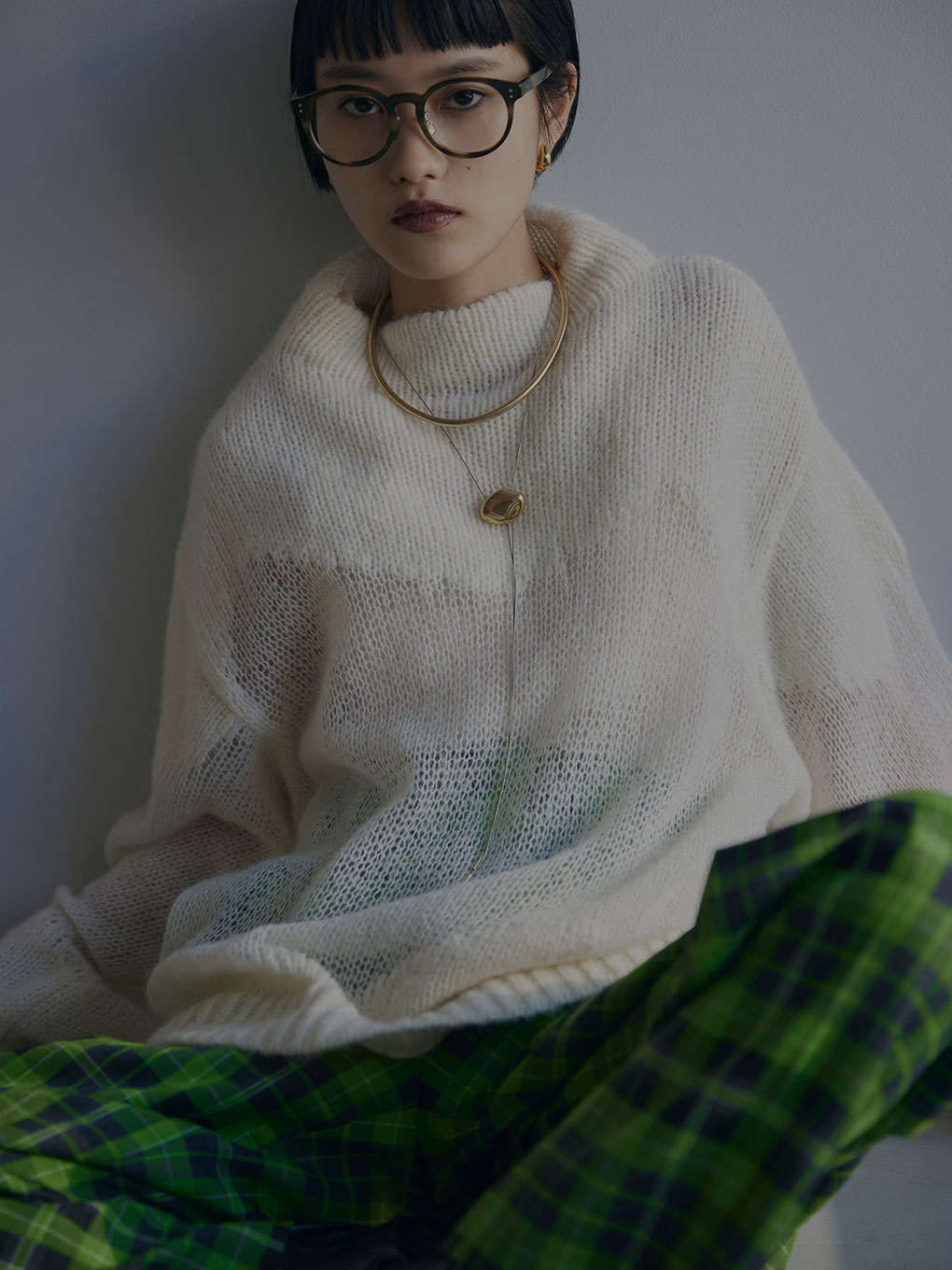 Ameri VINTAGE(アメリ ヴィンテージ)直営通販サイト / UND MOHAIR WAVE LINE KNIT TOP