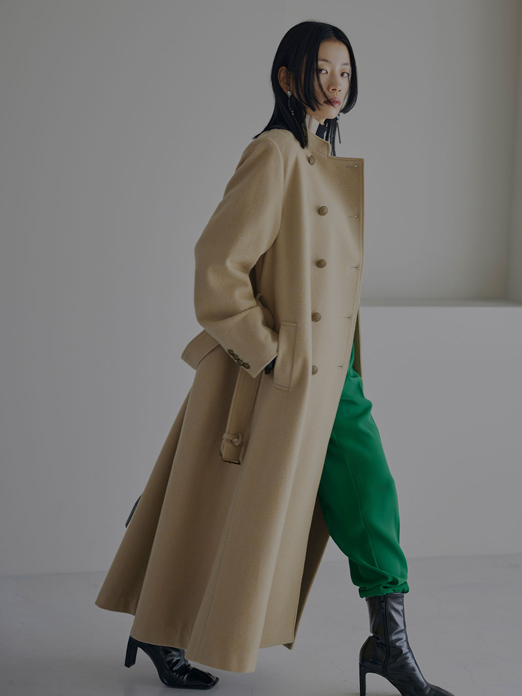 アメリヴィンテージ NAPOLEON DETAIL FLARE COAT-