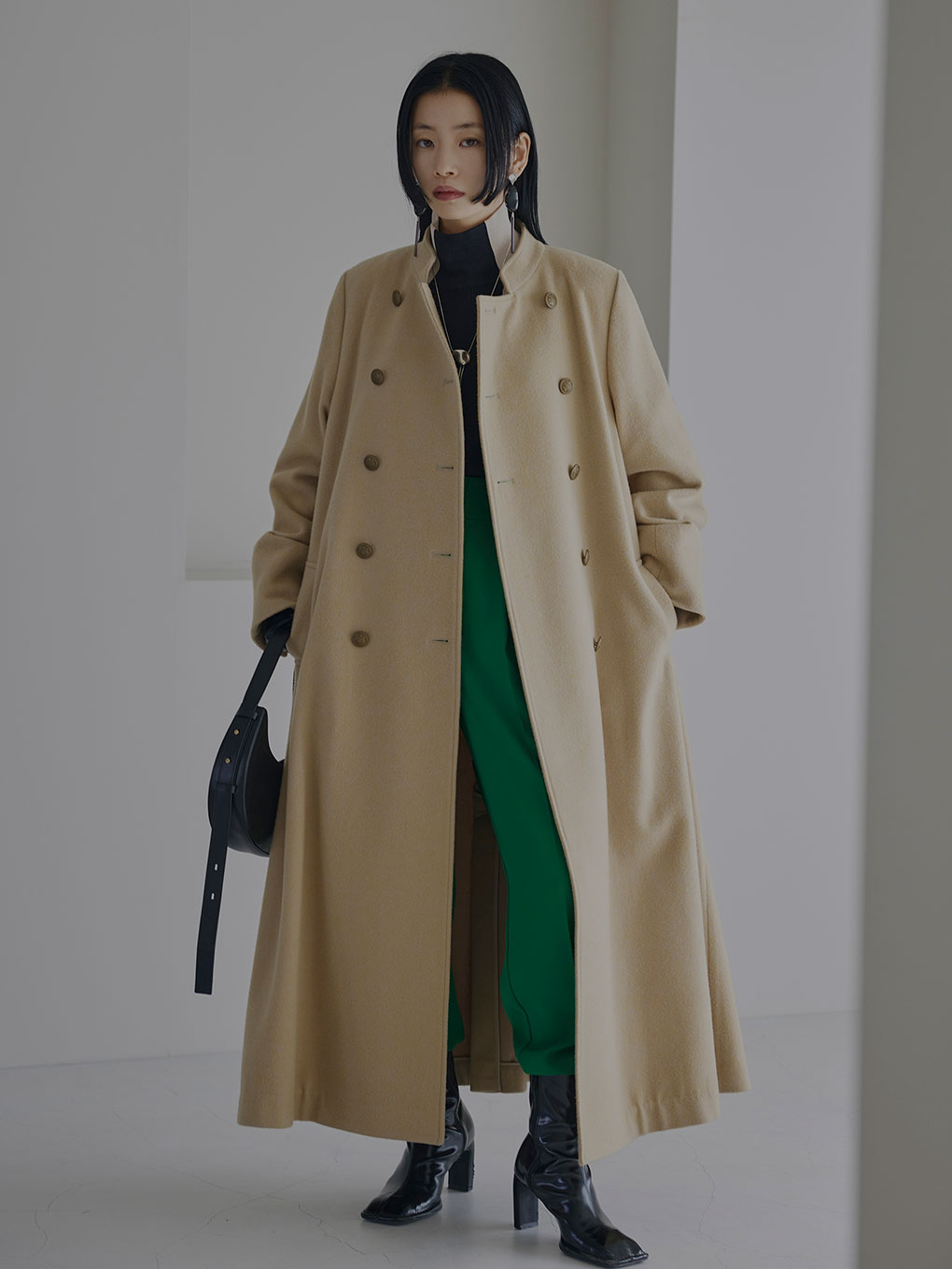 アメリヴィンテージ NAPOLEON DETAIL FLARE COAT-